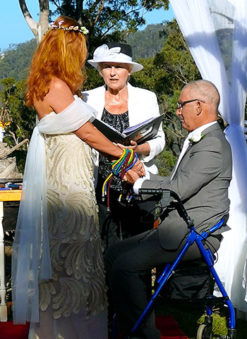 Marry Me Marilyn Jessica & Michael Spiritual Handfasting Wedding Austinville Gold Coast